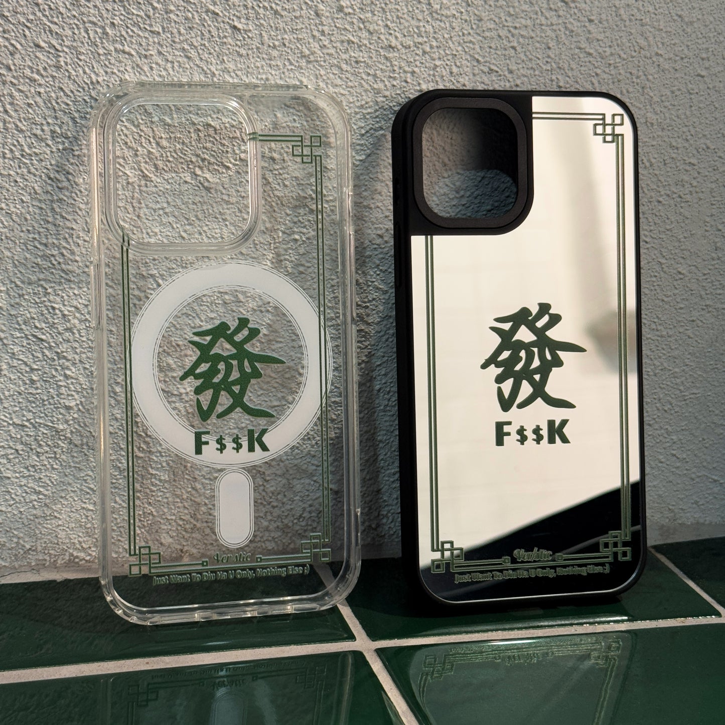【F$$K】透明 iPhone Case