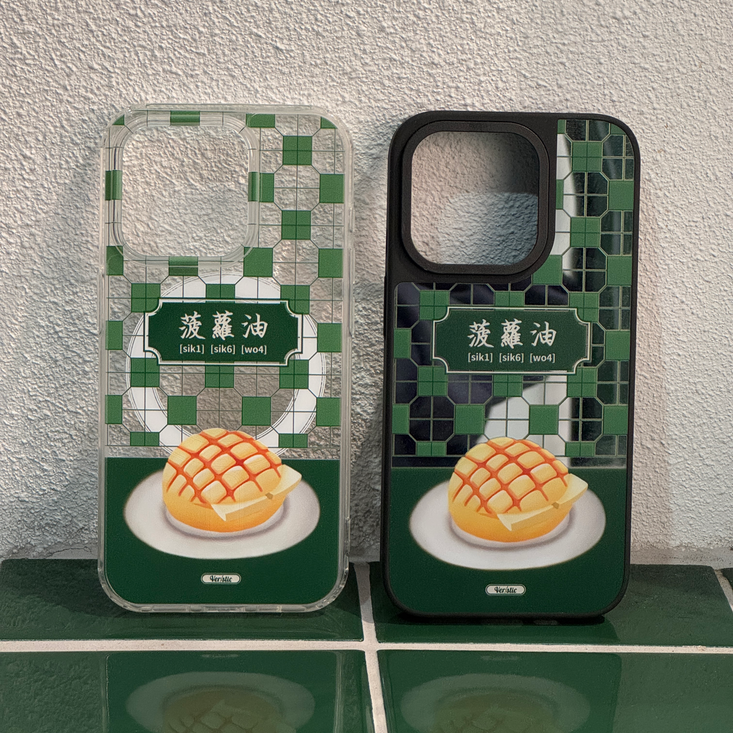 【菠蘿油】鏡面 iPhone Case