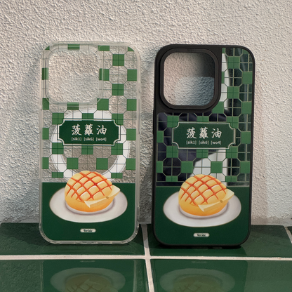 【菠蘿油】鏡面 iPhone Case