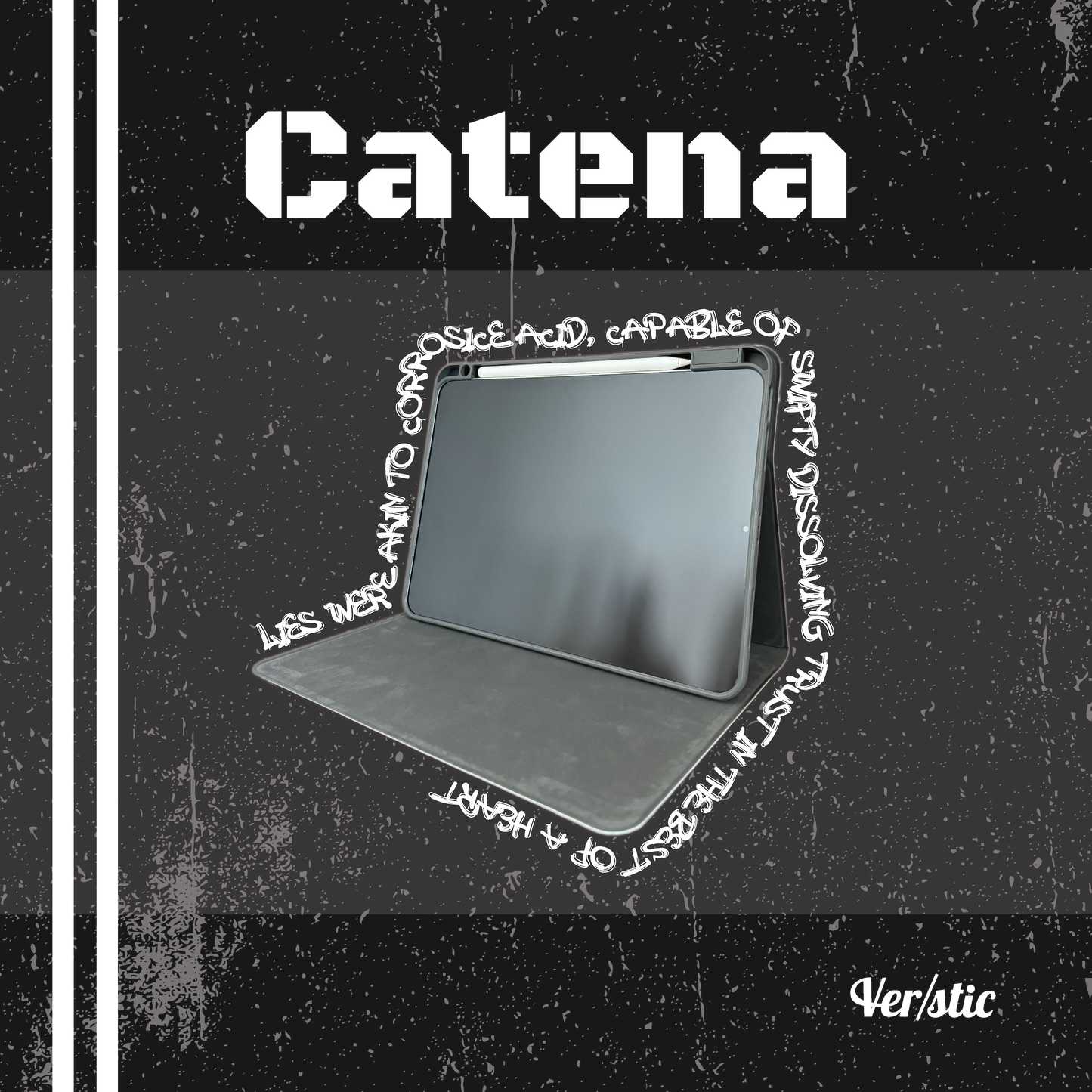 【Catena】細紋質感雙面iPad Case