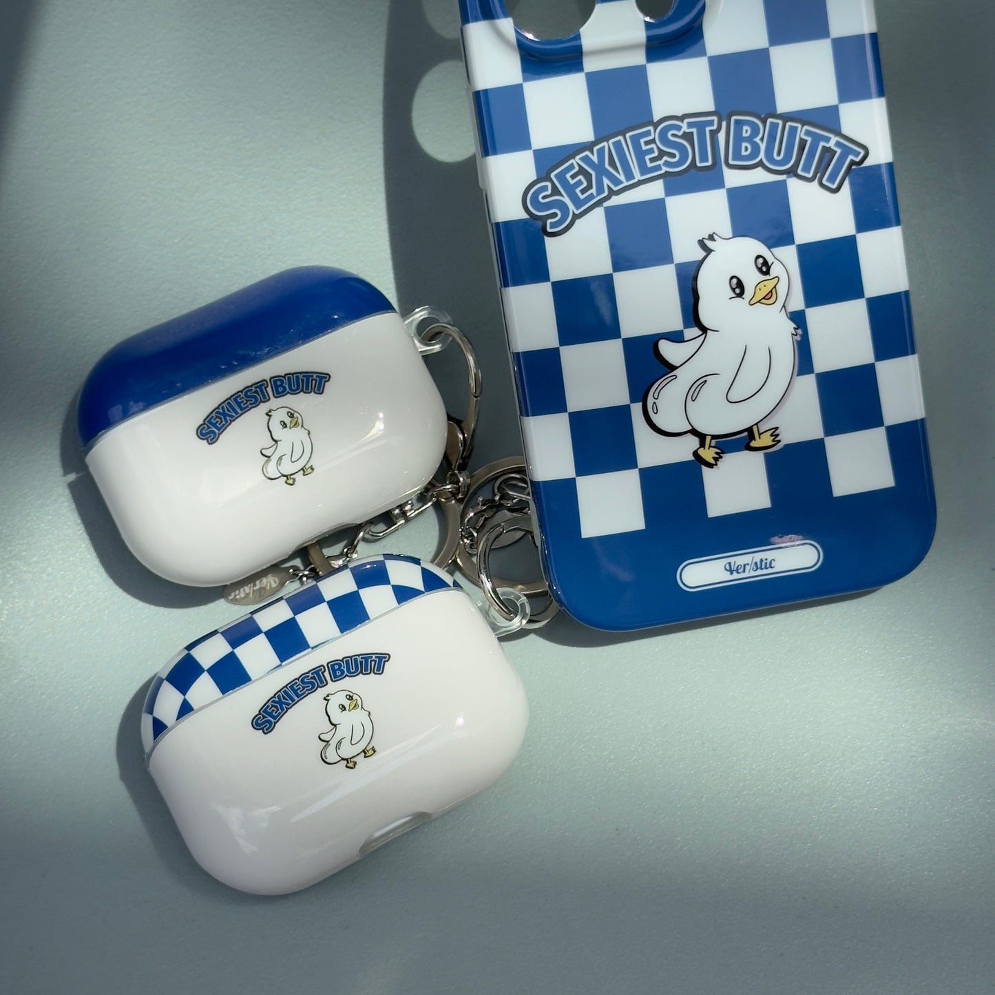【Bad Duckie-純色款】實色全包硬膠殼 AirPods Case